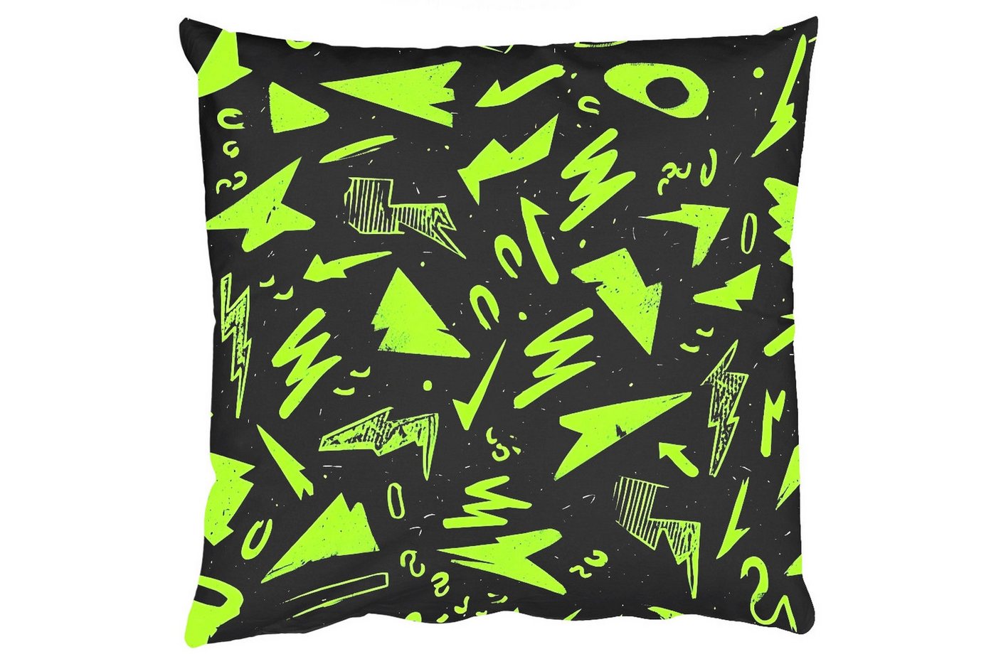 MuchoWow Dekokissen Spiele - Formen - Pfeile - Abstrakt - Schwarz, Zierkissen mit Füllung für Wohnzimmer, Sofakissen, 40x40 cm MuchoWow Dekokissen Spiele - Formen - Pfeile - Abstrakt - Schwarz, Zierkissen mit Füllung für Wohnzimmer, Sofakissen, 40x40 cm von MuchoWow