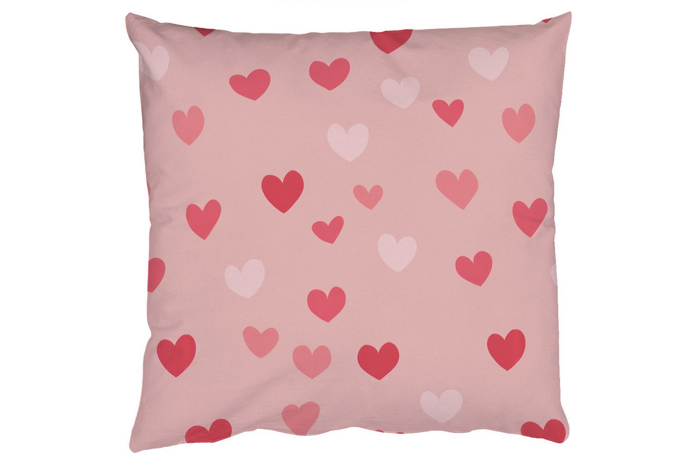 MuchoWow Dekokissen Herzen - Muster - Rosa - Einfach, Zierkissen mit Füllung für Wohnzimmer, Sofakissen, 40x40 cm MuchoWow Dekokissen Herzen - Muster - Rosa - Einfach, Zierkissen mit Füllung für Wohnzimmer, Sofakissen, 40x40 cm von MuchoWow