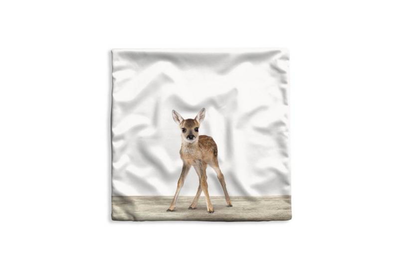 MuchoWow Dekokissen Hirsche - Baby-Hirsche - Tiere - Mädchen - Jungen - Kinder, Kissenbezüge, Kissenhülle, Deko Kissenbezug, Kissen, 40x40 cm MuchoWow Dekokissen Hirsche - Baby-Hirsche - Tiere - Mädchen - Jungen - Kinder, Kissenbezüge, Kissenhülle, Deko Kissenbezug, Kissen, 40x40 cm von MuchoWow