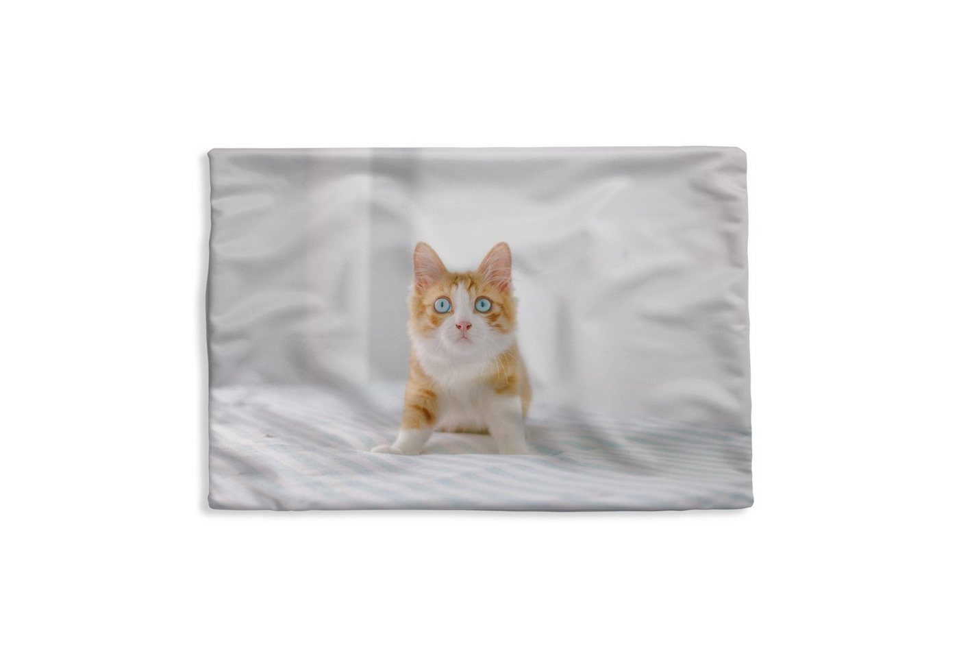 MuchoWow Dekokissen Kätzchen - Blau - Orange - Mädchen - Jungen - Kind, Kissenbezug für Sofa, Dekorationkissen, Kissenhüllen, 50x30 cm MuchoWow Dekokissen Kätzchen - Blau - Orange - Mädchen - Jungen - Kind, Kissenbezug für Sofa, Dekorationkissen, Kissenhüllen, 50x30 cm von MuchoWow