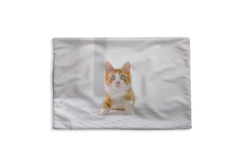 MuchoWow Dekokissen Kätzchen - Blau - Orange - Mädchen - Jungen - Kind, Kissenbezug für Sofa, Dekorationkissen, Kissenhüllen, 50x30 cm MuchoWow Dekokissen Kätzchen - Blau - Orange - Mädchen - Jungen - Kind, Kissenbezug für Sofa, Dekorationkissen, Kissenhüllen, 50x30 cm von MuchoWow