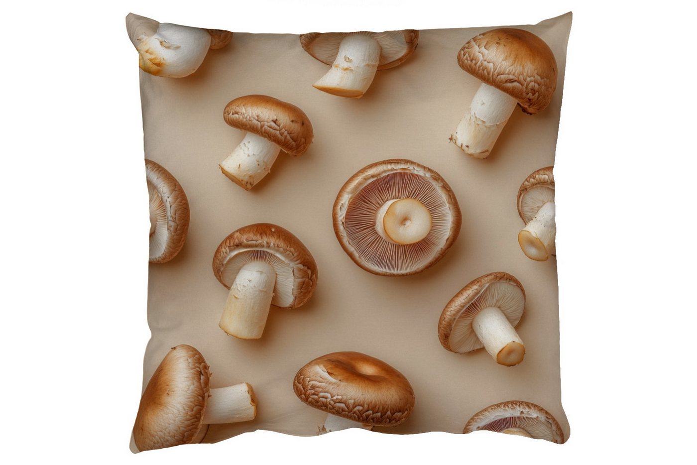 MuchoWow Dekokissen Kastanienpilze - Beige, Zierkissen mit Füllung für Wohnzimmer, Sofakissen, 40x40 cm MuchoWow Dekokissen Kastanienpilze - Beige, Zierkissen mit Füllung für Wohnzimmer, Sofakissen, 40x40 cm von MuchoWow