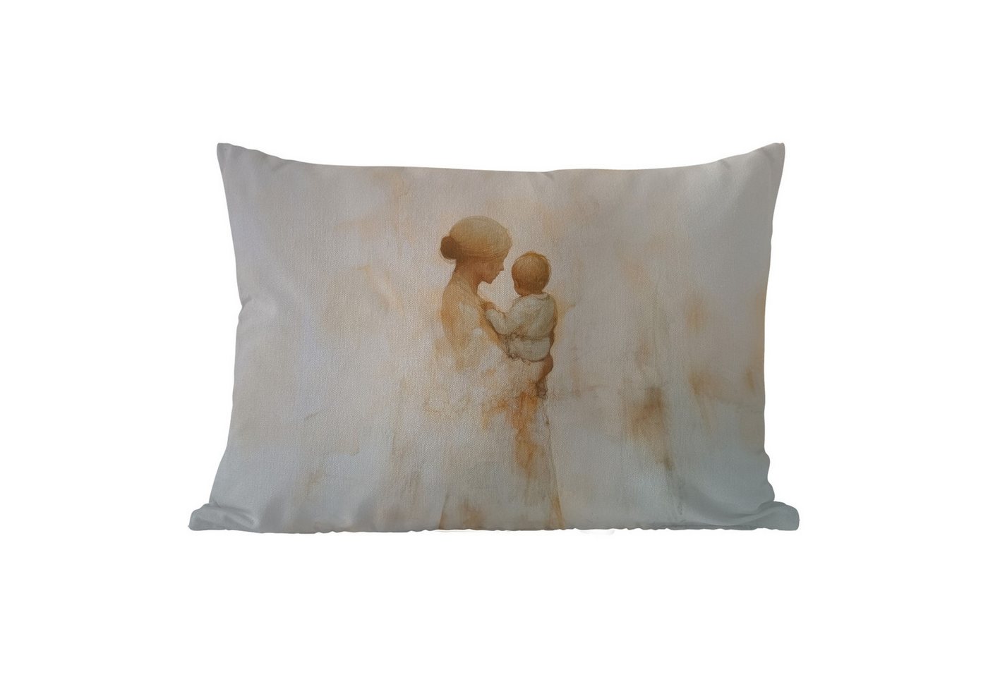 MuchoWow Dekokissen Kind - Mutter - Aquarellmalerei, Outdoor-Dekorationskissen, Kissen, Kissenbezug, 50x30 cm MuchoWow Dekokissen Kind - Mutter - Aquarellmalerei, Outdoor-Dekorationskissen, Kissen, Kissenbezug, 50x30 cm von MuchoWow