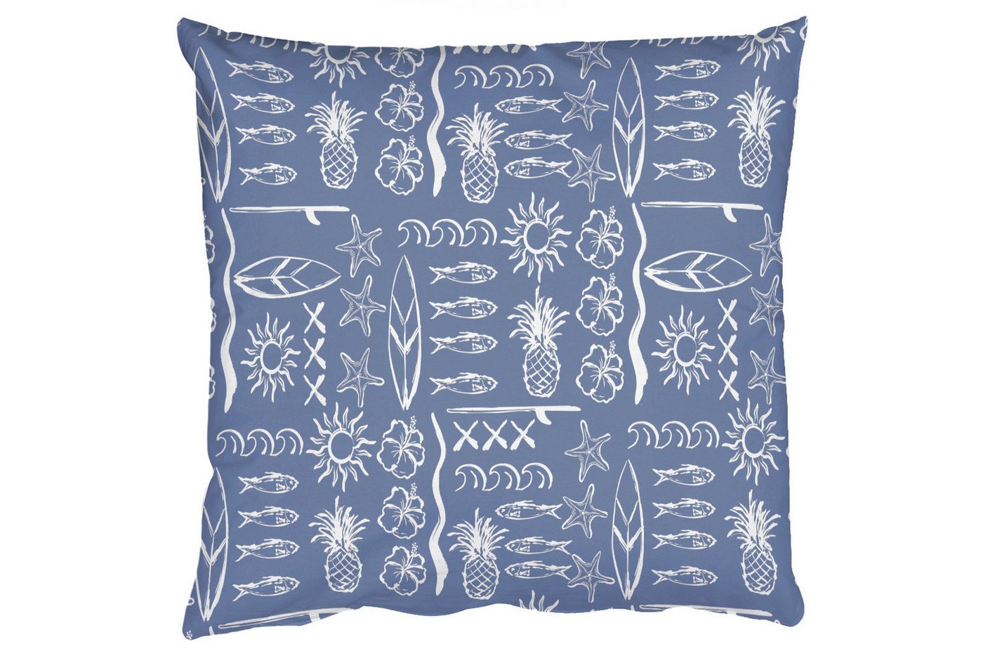 MuchoWow Dekokissen Küste - Meer - Blau - Weiß, Zierkissen mit Füllung für Wohnzimmer, Sofakissen, 40x40 cm MuchoWow Dekokissen Küste - Meer - Blau - Weiß, Zierkissen mit Füllung für Wohnzimmer, Sofakissen, 40x40 cm von MuchoWow