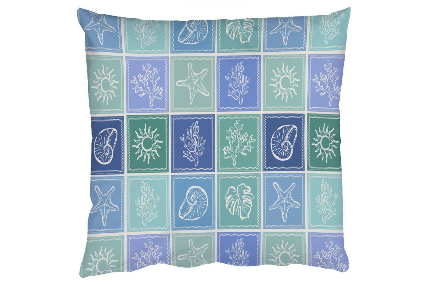 MuchoWow Dekokissen Küste - Meer - Grün - Blau, Zierkissen mit Füllung für Wohnzimmer, Sofakissen, 40x40 cm MuchoWow Dekokissen Küste - Meer - Grün - Blau, Zierkissen mit Füllung für Wohnzimmer, Sofakissen, 40x40 cm von MuchoWow