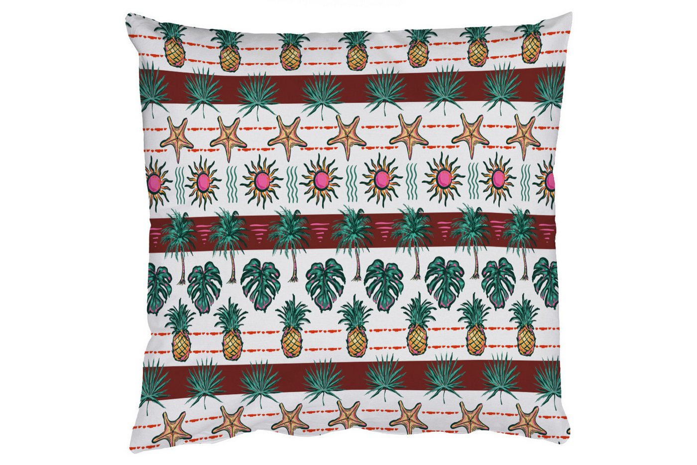 MuchoWow Dekokissen Küste - Meer - Tropisch - Multi, Zierkissen mit Füllung für Wohnzimmer, Sofakissen, 40x40 cm MuchoWow Dekokissen Küste - Meer - Tropisch - Multi, Zierkissen mit Füllung für Wohnzimmer, Sofakissen, 40x40 cm von MuchoWow