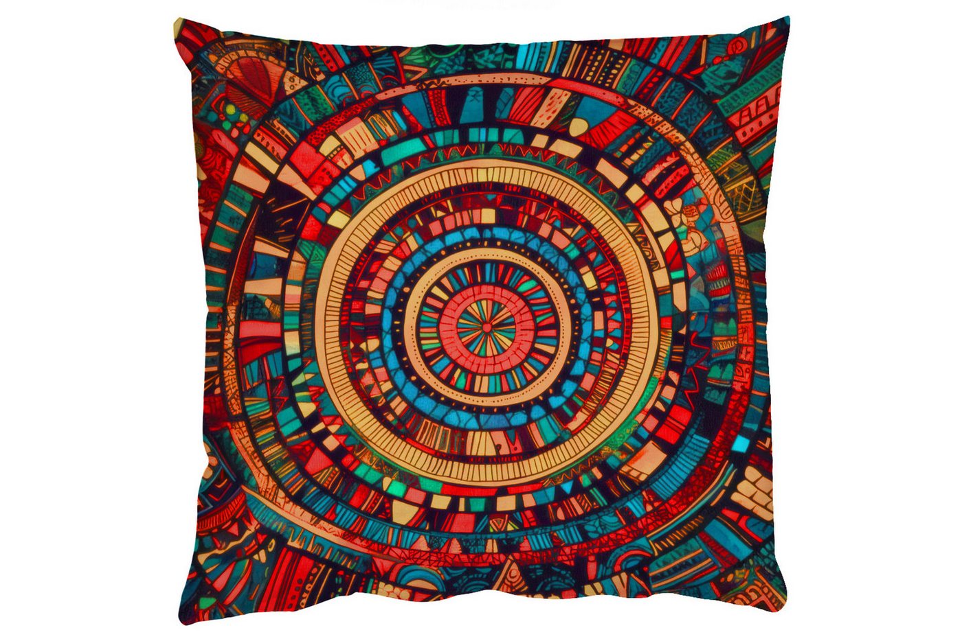 MuchoWow Dekokissen Mandala - Kreise - Muster, Zierkissen mit Füllung für Wohnzimmer, Sofakissen, 40x40 cm MuchoWow Dekokissen Mandala - Kreise - Muster, Zierkissen mit Füllung für Wohnzimmer, Sofakissen, 40x40 cm von MuchoWow