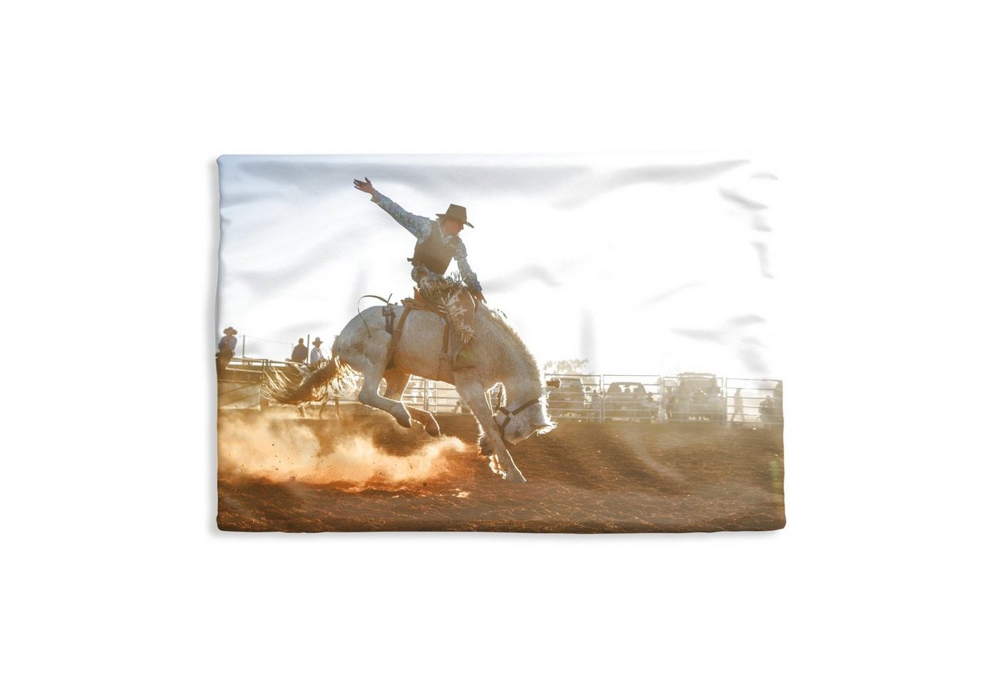 MuchoWow Dekokissen Pferd - Cowboy - Stoff, Kissenbezug für Sofa, Dekorationkissen, Kissenhüllen, 50x30 cm MuchoWow Dekokissen Pferd - Cowboy - Stoff, Kissenbezug für Sofa, Dekorationkissen, Kissenhüllen, 50x30 cm von MuchoWow