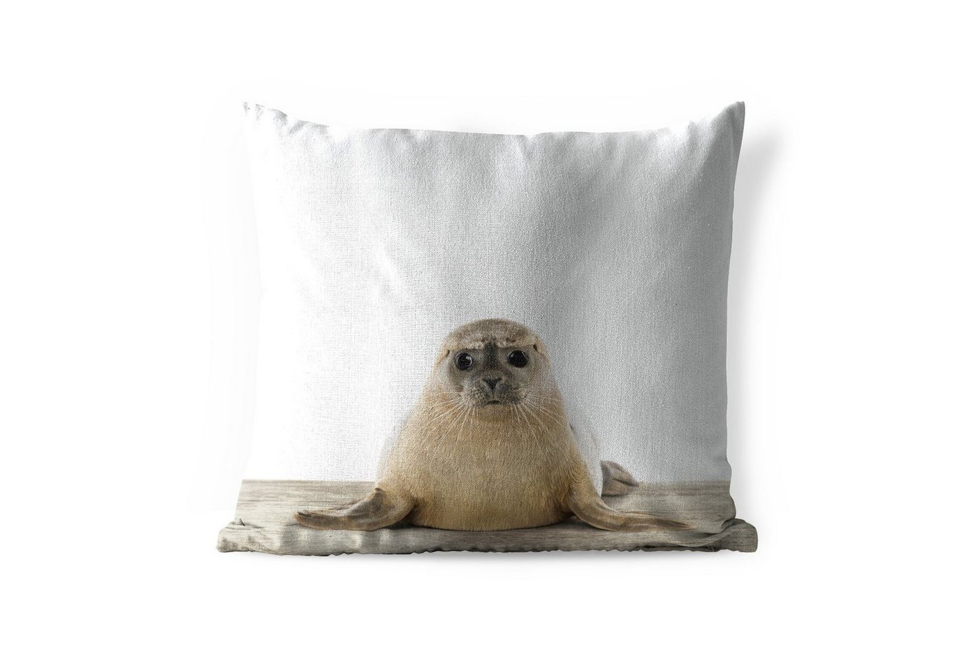 MuchoWow Dekokissen Robbe - Tiere - Kinder - Jungen - Mädchen - Kinder, Kissenbezüge, Kissenhülle, Kissen, Outdoor, 40x40 cm MuchoWow Dekokissen Robbe - Tiere - Kinder - Jungen - Mädchen - Kinder, Kissenbezüge, Kissenhülle, Kissen, Outdoor, 40x40 cm von MuchoWow
