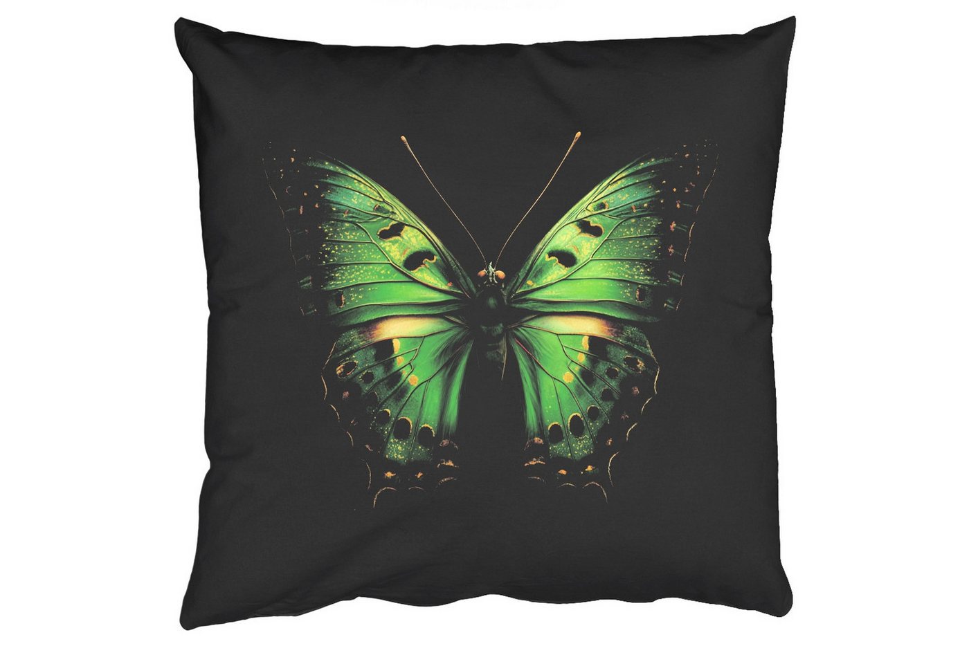MuchoWow Dekokissen Schmetterling - Grün - Tiefe, Zierkissen mit Füllung für Wohnzimmer, Sofakissen, 40x40 cm MuchoWow Dekokissen Schmetterling - Grün - Tiefe, Zierkissen mit Füllung für Wohnzimmer, Sofakissen, 40x40 cm von MuchoWow