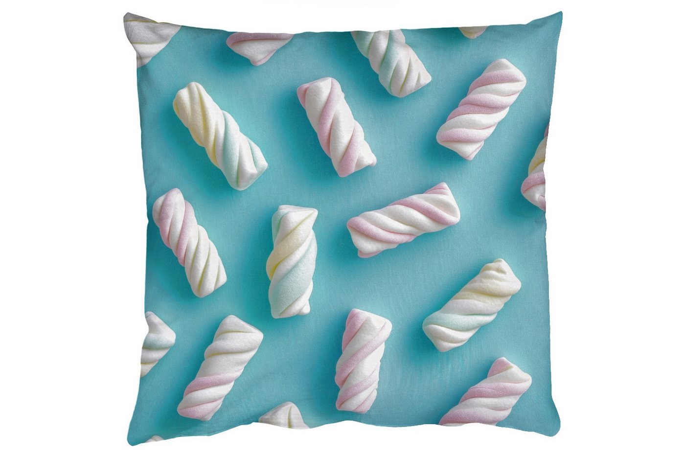 MuchoWow Dekokissen Speck - Pastell - Bonbon - Blau, Zierkissen mit Füllung für Wohnzimmer, Sofakissen, 40x40 cm MuchoWow Dekokissen Speck - Pastell - Bonbon - Blau, Zierkissen mit Füllung für Wohnzimmer, Sofakissen, 40x40 cm von MuchoWow