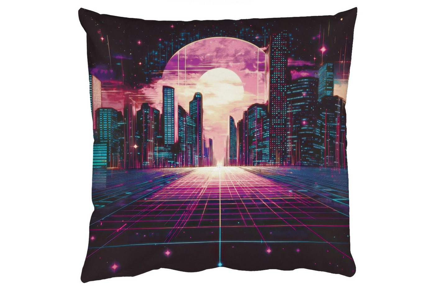 MuchoWow Dekokissen Stadt - Gebäude - Sonne - Gelb, Zierkissen mit Füllung für Wohnzimmer, Sofakissen, 40x40 cm MuchoWow Dekokissen Stadt - Gebäude - Sonne - Gelb, Zierkissen mit Füllung für Wohnzimmer, Sofakissen, 40x40 cm von MuchoWow