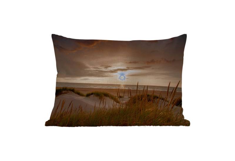 MuchoWow Dekokissen Strand - Farben - Europa, Outdoor-Dekorationskissen, Kissen, Kissenbezug, 50x30 cm von MuchoWow