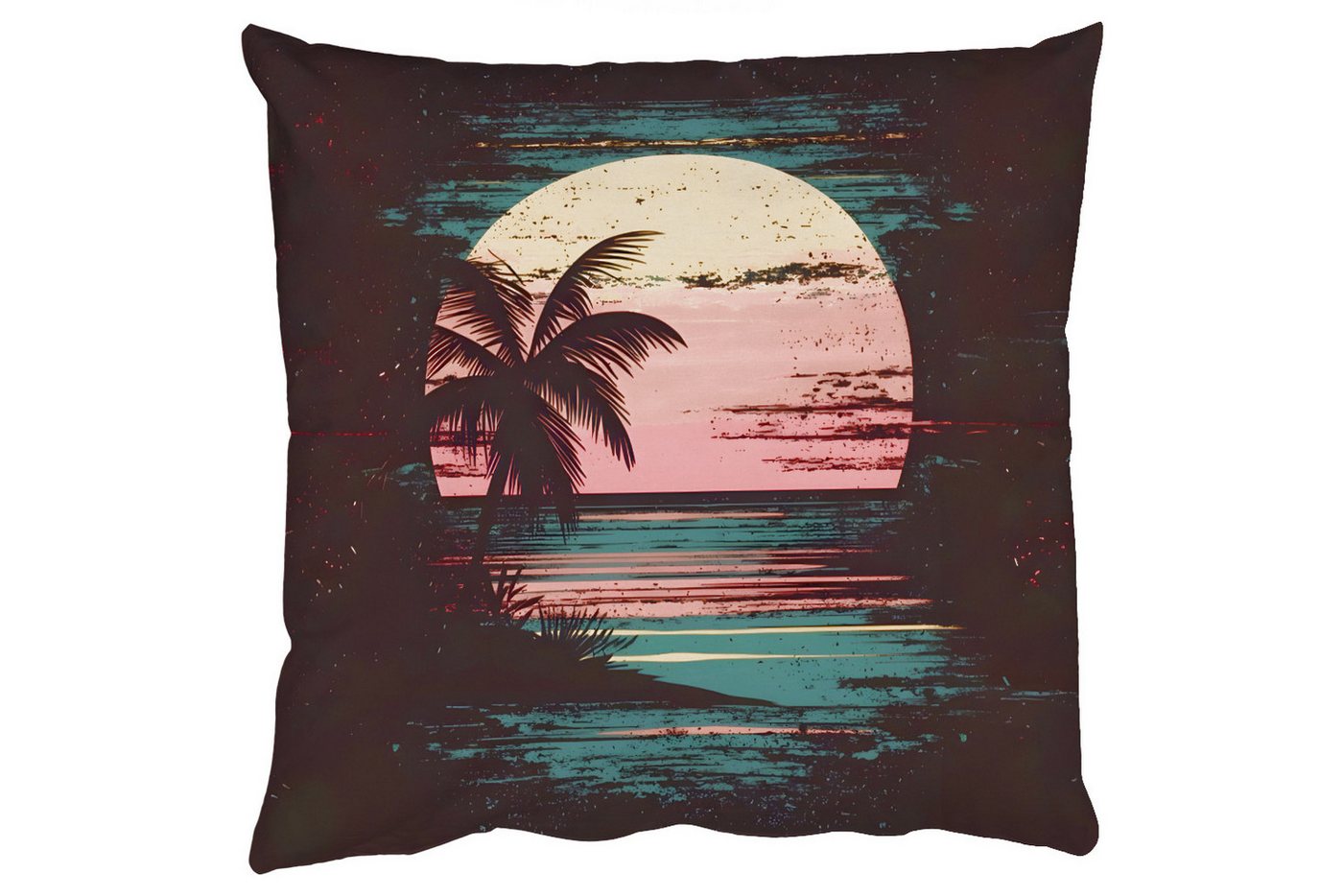 MuchoWow Dekokissen Strand - Minimalistisch - Sonne - Orange, Zierkissen mit Füllung für Wohnzimmer, Sofakissen, 40x40 cm MuchoWow Dekokissen Strand - Minimalistisch - Sonne - Orange, Zierkissen mit Füllung für Wohnzimmer, Sofakissen, 40x40 cm von MuchoWow