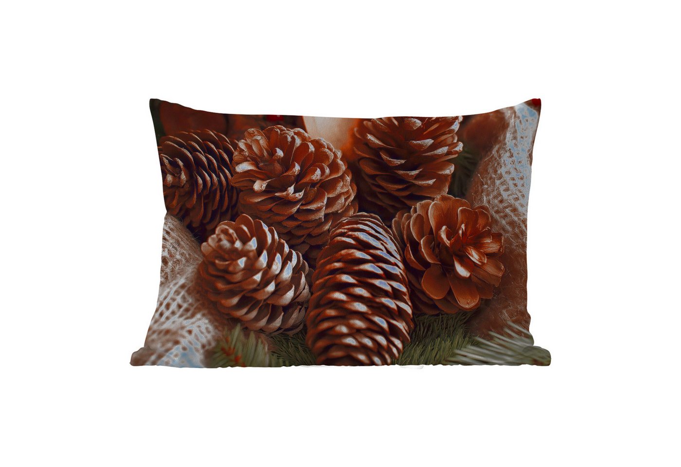 MuchoWow Dekokissen Tannenzapfen - Baum - Winter - Natur - Braun, Outdoor-Dekorationskissen, Kissen, Kissenbezug, 50x30 cm MuchoWow Dekokissen Tannenzapfen - Baum - Winter - Natur - Braun, Outdoor-Dekorationskissen, Kissen, Kissenbezug, 50x30 cm von MuchoWow