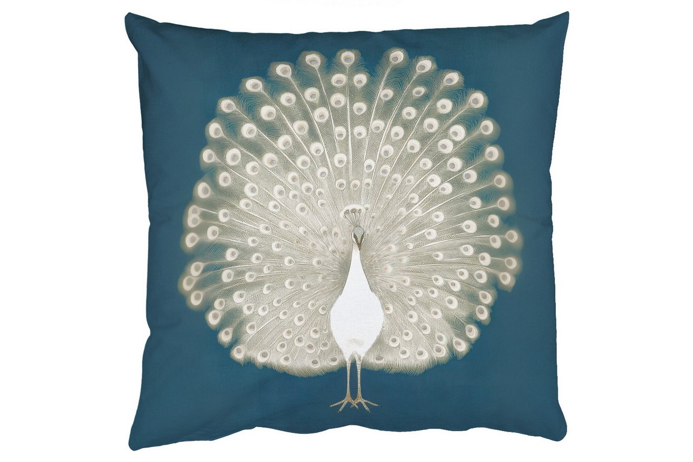 MuchoWow Dekokissen Vogel - Blau - Vintage, Zierkissen mit Füllung für Wohnzimmer, Sofakissen, 40x40 cm MuchoWow Dekokissen Vogel - Blau - Vintage, Zierkissen mit Füllung für Wohnzimmer, Sofakissen, 40x40 cm von MuchoWow