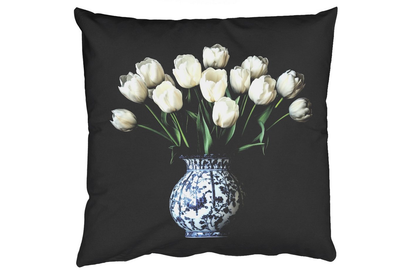 MuchoWow Dekokissen Weiß - Blumen - Tulpen - Vase, Zierkissen mit Füllung für Wohnzimmer, Sofakissen, 40x40 cm MuchoWow Dekokissen Weiß - Blumen - Tulpen - Vase, Zierkissen mit Füllung für Wohnzimmer, Sofakissen, 40x40 cm von MuchoWow