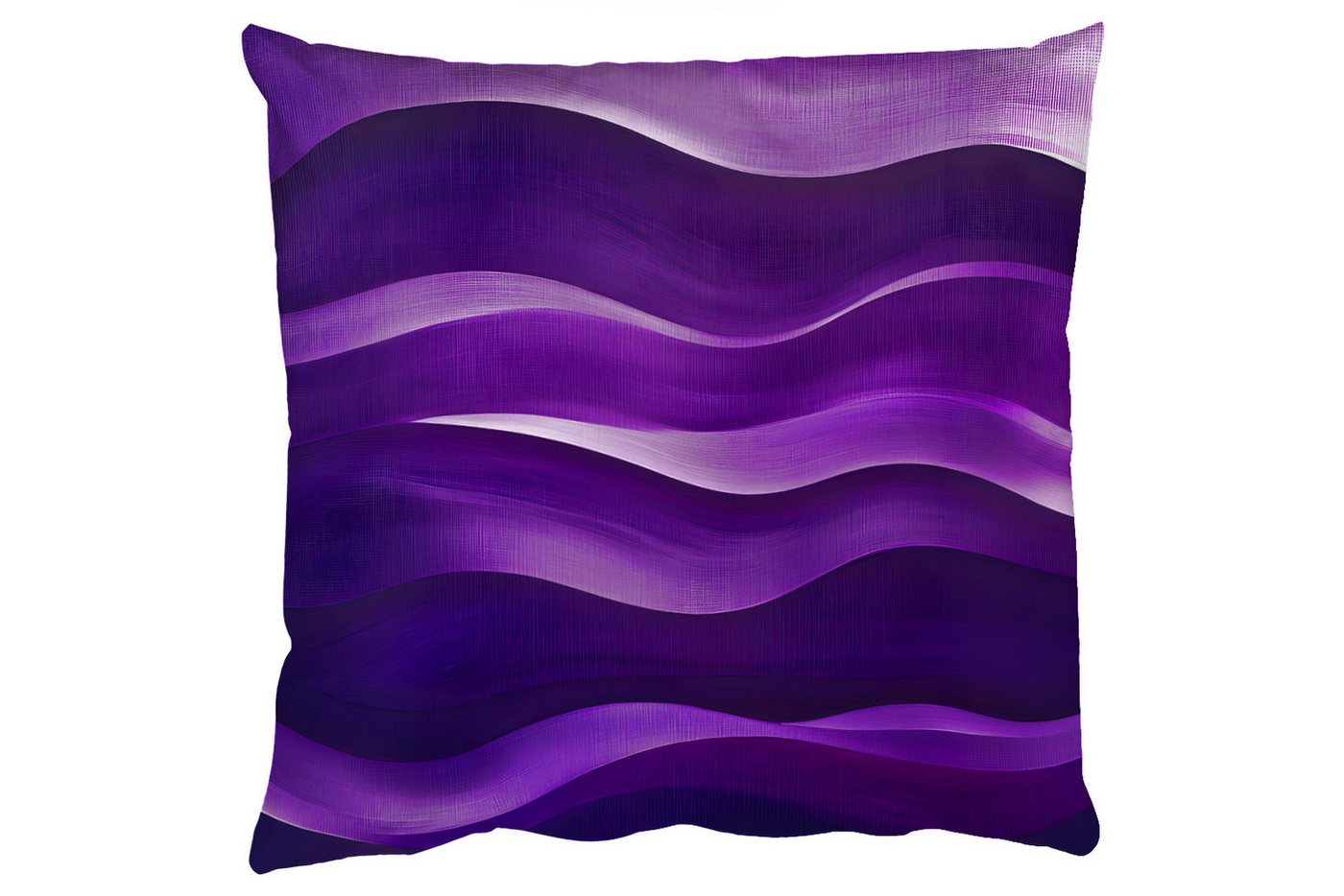 MuchoWow Dekokissen Wellen - Abstrakt - Lila, Zierkissen mit Füllung für Wohnzimmer, Sofakissen, 40x40 cm MuchoWow Dekokissen Wellen - Abstrakt - Lila, Zierkissen mit Füllung für Wohnzimmer, Sofakissen, 40x40 cm von MuchoWow