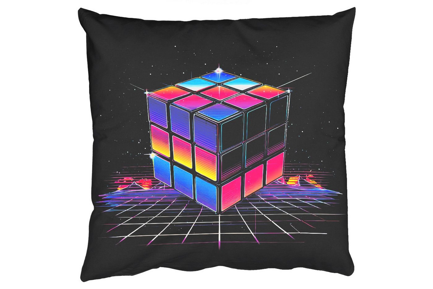 MuchoWow Dekokissen Würfel - Bunt - Raster, Zierkissen mit Füllung für Wohnzimmer, Sofakissen, 40x40 cm MuchoWow Dekokissen Würfel - Bunt - Raster, Zierkissen mit Füllung für Wohnzimmer, Sofakissen, 40x40 cm von MuchoWow