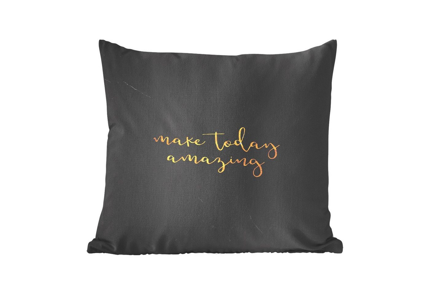 MuchoWow Dekokissen Zitate - Sprichwörter - Gold - Marmor, Zierkissen mit Füllung für Wohnzimmer, Sofakissen, 40x40 cm MuchoWow Dekokissen Zitate - Sprichwörter - Gold - Marmor, Zierkissen mit Füllung für Wohnzimmer, Sofakissen, 40x40 cm von MuchoWow