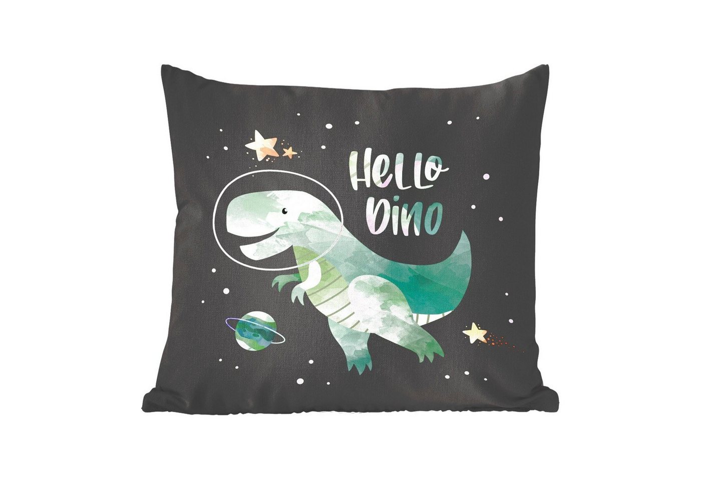 MuchoWow Dekokissen Zitate - Sterne - 'Hallo Dino' - Sprichwörter - Mädchen - Junge - Kind, Zierkissen mit Füllung für Wohnzimmer, Sofakissen, 40x40 cm MuchoWow Dekokissen Zitate - Sterne - 'Hallo Dino' - Sprichwörter - Mädchen - Junge - Kind, Zierkissen mit Füllung für Wohnzimmer, Sofakissen, 40x40 cm von MuchoWow