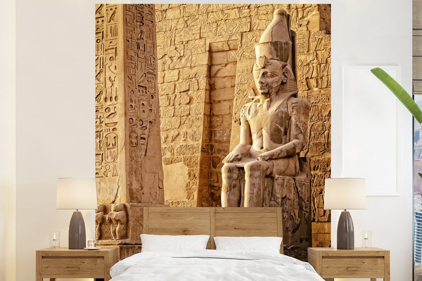 MuchoWow Fototapete Image in Ägypten, Matt, bedruckt, (5 St), Vliestapete für Wohnzimmer Schlafzimmer Küche, Fototapete, 180x220 cm von MuchoWow