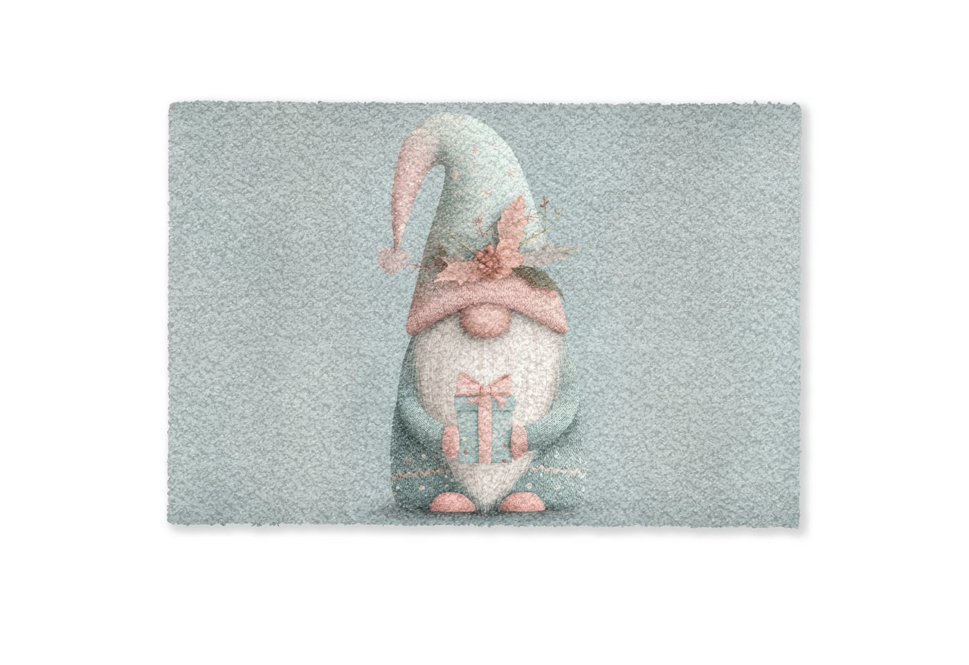 MuchoWow Fußmatte Weihnachtszwerg - Geschenk - Grün, Rechteckig, innen Schmutzfangmatte, Tür, Schmutzfänger Flur, Teppich, 60x40 cm MuchoWow Fußmatte Weihnachtszwerg - Geschenk - Grün, Rechteckig, innen Schmutzfangmatte, Tür, Schmutzfänger Flur, Teppich, 60x40 cm von MuchoWow