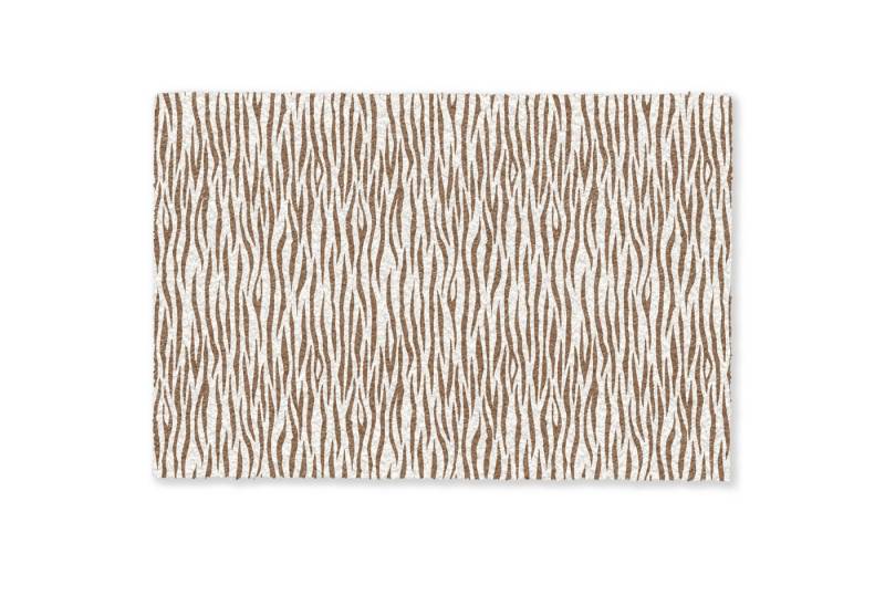 MuchoWow Fußmatte Braun - Muster - Zebra, Rechteckig, innen Schmutzfangmatte, Tür, Schmutzfänger Flur, Teppich, 60x40 cm MuchoWow Fußmatte Braun - Muster - Zebra, Rechteckig, innen Schmutzfangmatte, Tür, Schmutzfänger Flur, Teppich, 60x40 cm von MuchoWow