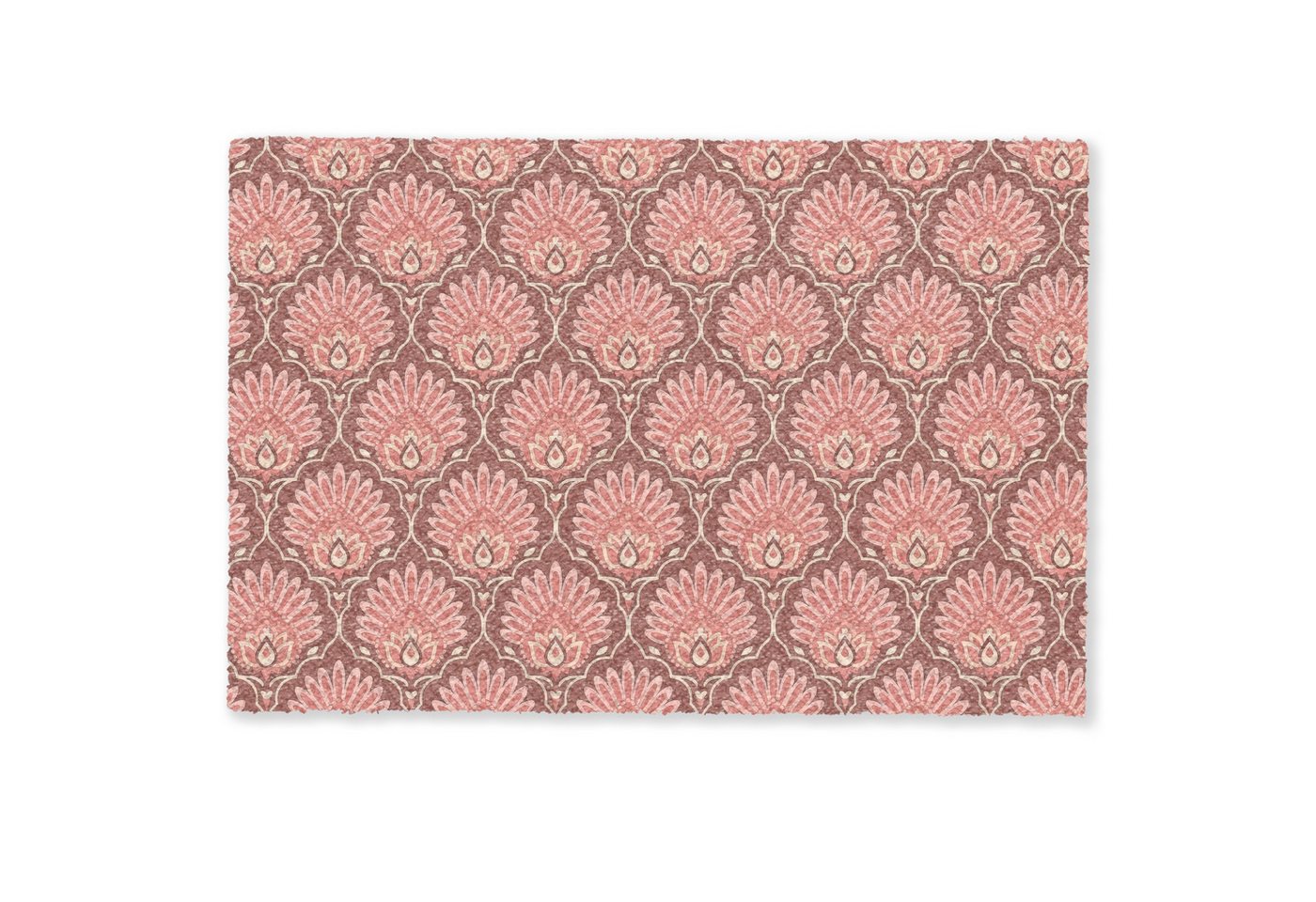 MuchoWow Fußmatte Fächermotiv - Muster - Rosa, Rechteckig, innen Schmutzfangmatte, Tür, Schmutzfänger Flur, Teppich, 60x40 cm MuchoWow Fußmatte Fächermotiv - Muster - Rosa, Rechteckig, innen Schmutzfangmatte, Tür, Schmutzfänger Flur, Teppich, 60x40 cm von MuchoWow