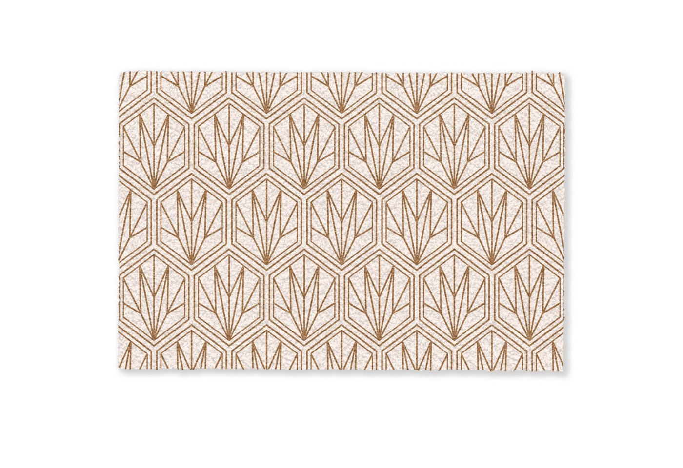 MuchoWow Fußmatte Geometrisch - Muster - Beige, Rechteckig, innen Schmutzfangmatte, Tür, Schmutzfänger Flur, Teppich, 60x40 cm MuchoWow Fußmatte Geometrisch - Muster - Beige, Rechteckig, innen Schmutzfangmatte, Tür, Schmutzfänger Flur, Teppich, 60x40 cm von MuchoWow