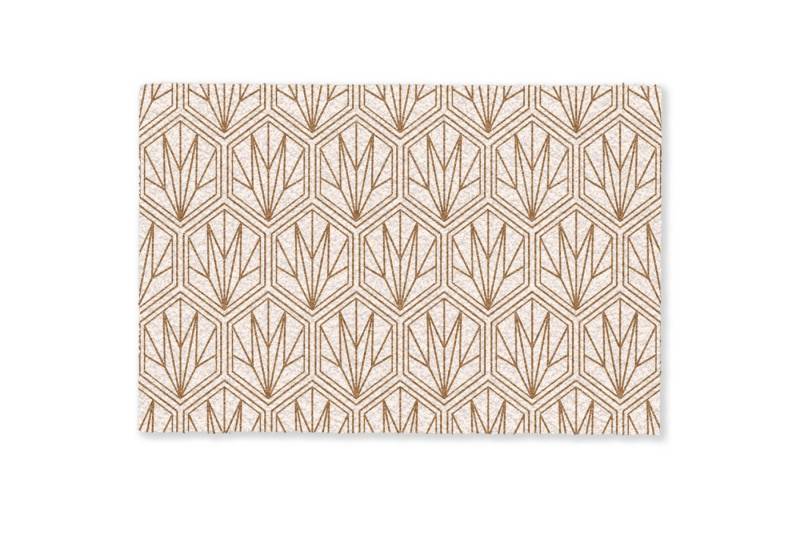 MuchoWow Fußmatte Geometrisch - Muster - Beige, Rechteckig, innen Schmutzfangmatte, Tür, Schmutzfänger Flur, Teppich, 60x40 cm MuchoWow Fußmatte Geometrisch - Muster - Beige, Rechteckig, innen Schmutzfangmatte, Tür, Schmutzfänger Flur, Teppich, 60x40 cm von MuchoWow