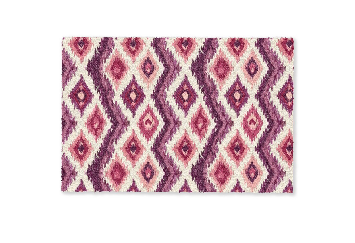MuchoWow Fußmatte Muster - Lila - Zickzack, Rechteckig, innen Schmutzfangmatte, Tür, Schmutzfänger Flur, Teppich, 60x40 cm MuchoWow Fußmatte Muster - Lila - Zickzack, Rechteckig, innen Schmutzfangmatte, Tür, Schmutzfänger Flur, Teppich, 60x40 cm von MuchoWow