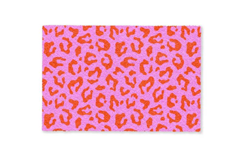 MuchoWow Fußmatte Panther - Rot - Rosa, Rechteckig, innen Schmutzfangmatte, Tür, Schmutzfänger Flur, Teppich, 60x40 cm MuchoWow Fußmatte Panther - Rot - Rosa, Rechteckig, innen Schmutzfangmatte, Tür, Schmutzfänger Flur, Teppich, 60x40 cm von MuchoWow