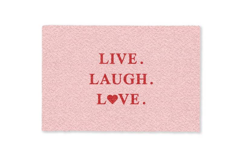 MuchoWow Fußmatte Zitat - Liebe - Rosa - Rot, Rechteckig, innen Schmutzfangmatte, Tür, Schmutzfänger Flur, Teppich, 60x40 cm MuchoWow Fußmatte Zitat - Liebe - Rosa - Rot, Rechteckig, innen Schmutzfangmatte, Tür, Schmutzfänger Flur, Teppich, 60x40 cm von MuchoWow