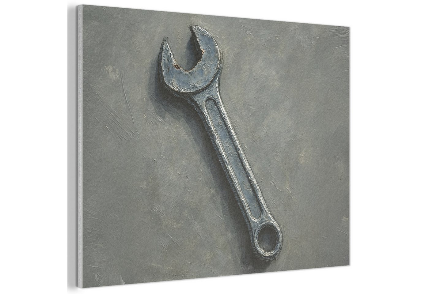 MuchoWow Gemälde Schraubenschlüssel - Malerei - Werkzeuge - Farbe, Fotodruck (1 St), Akustikpaneele, Wandpaneele, Schalldämmung, Akustikbilder 30x40 cm von MuchoWow