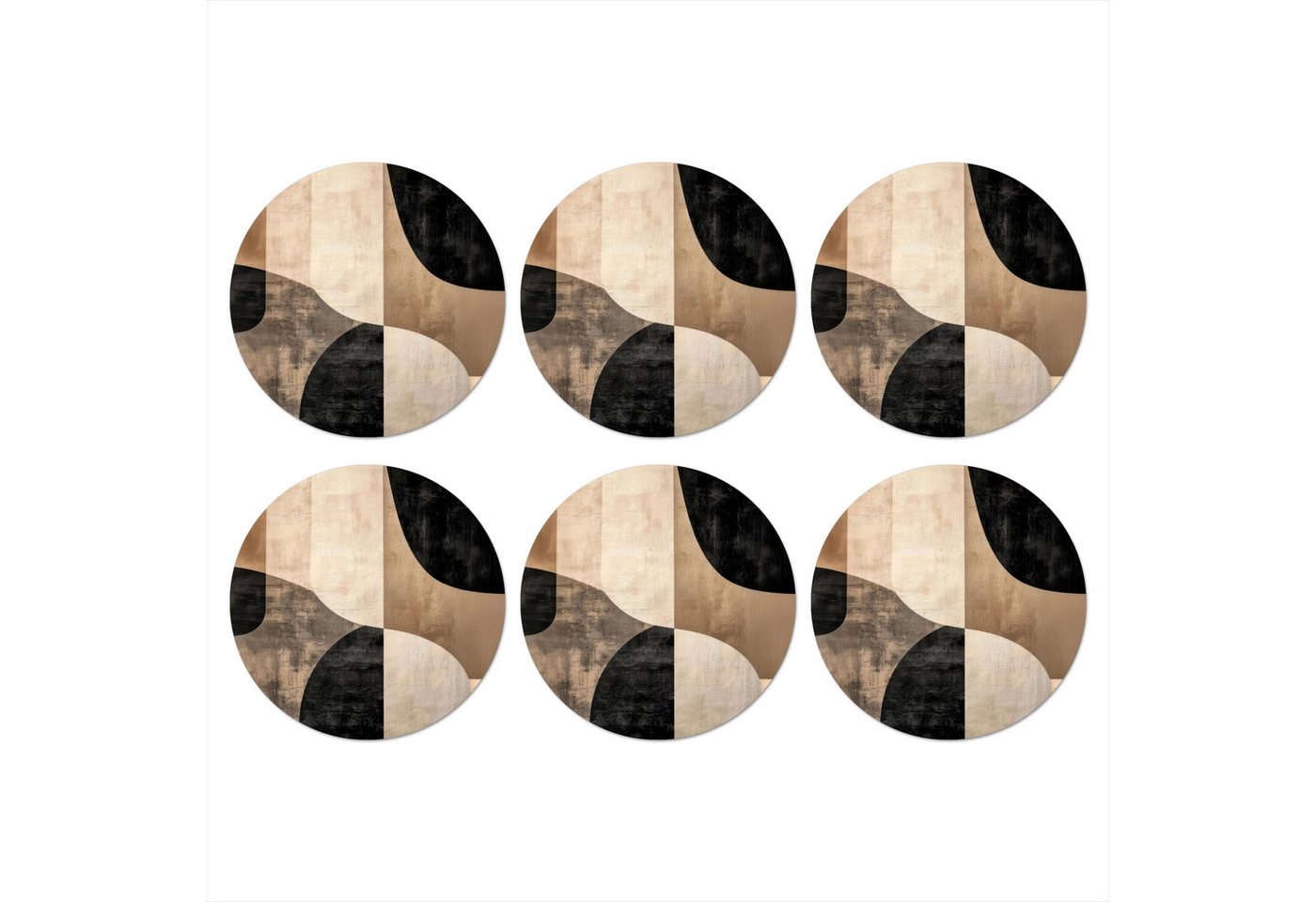 MuchoWow Glasuntersetzer Abstrakt - Flugzeuge - Schwarz - Rund, Zubehör für Gläser, 6-tlg., Getränkeuntersetzer, Rund, Tassenuntersetzer Kork, 10x10 cm MuchoWow Glasuntersetzer Abstrakt - Flugzeuge - Schwarz - Rund, Zubehör für Gläser, 6-tlg., Getränkeuntersetzer, Rund, Tassenuntersetzer Kork, 10x10 cm von MuchoWow