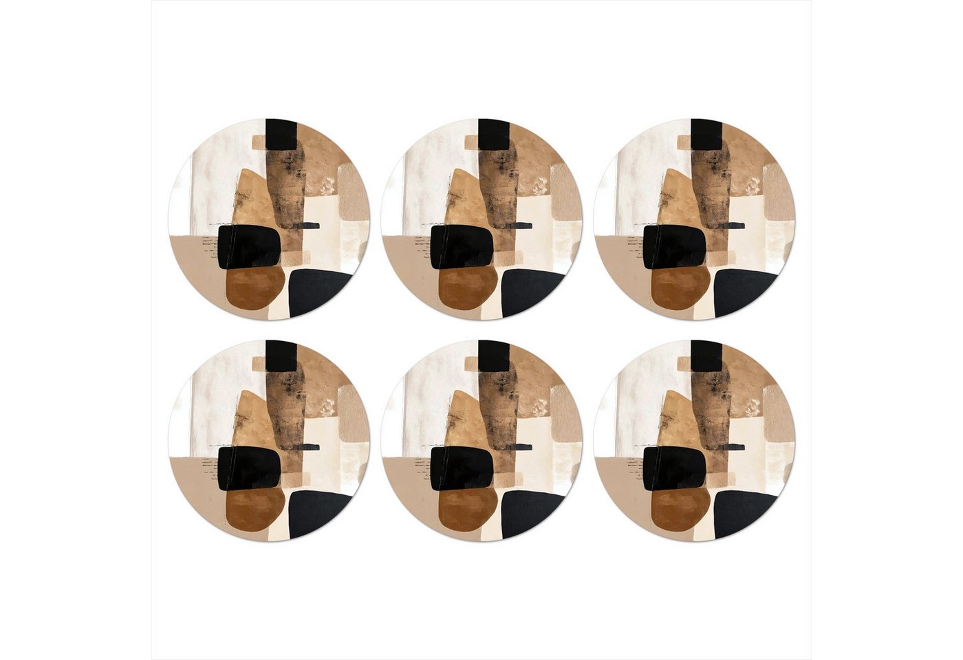 MuchoWow Glasuntersetzer Flugzeuge - Abstrakt - Schwarz - Streifen, Zubehör für Gläser, 6-tlg., Getränkeuntersetzer, Rund, Tassenuntersetzer Kork, 10x10 cm MuchoWow Glasuntersetzer Flugzeuge - Abstrakt - Schwarz - Streifen, Zubehör für Gläser, 6-tlg., Getränkeuntersetzer, Rund, Tassenuntersetzer Kork, 10x10 cm von MuchoWow