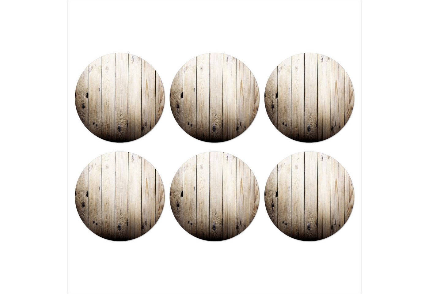 MuchoWow Glasuntersetzer Regal - Baum - Holz - Ländlich von MuchoWow