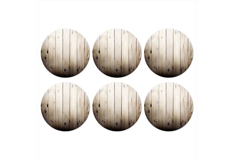 MuchoWow Glasuntersetzer Regal - Baum - Holz - Ländlich von MuchoWow