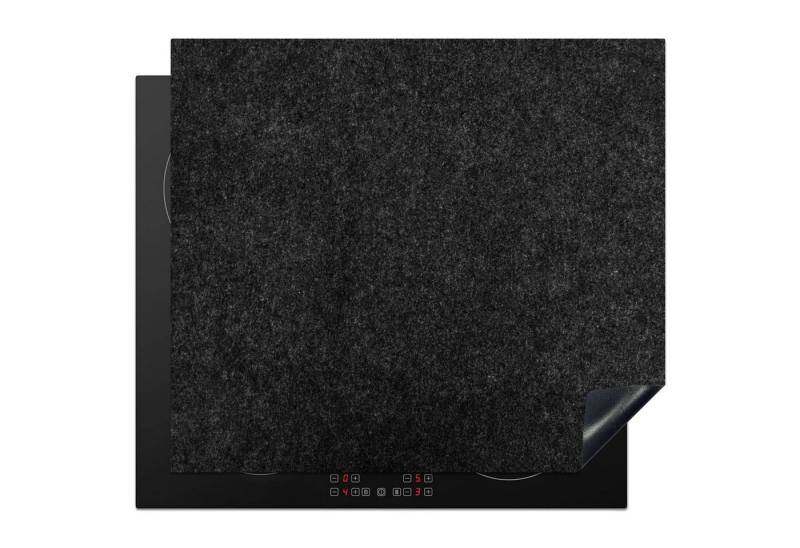 MuchoWow Herd-Abdeckplatte Granit - Schwarz - Granitstruktur - Dunkel, Vinyl, (1 tlg), Abdeckplatte für Ceranfeld, Herd Inductionsmatte, 57x51 cm von MuchoWow