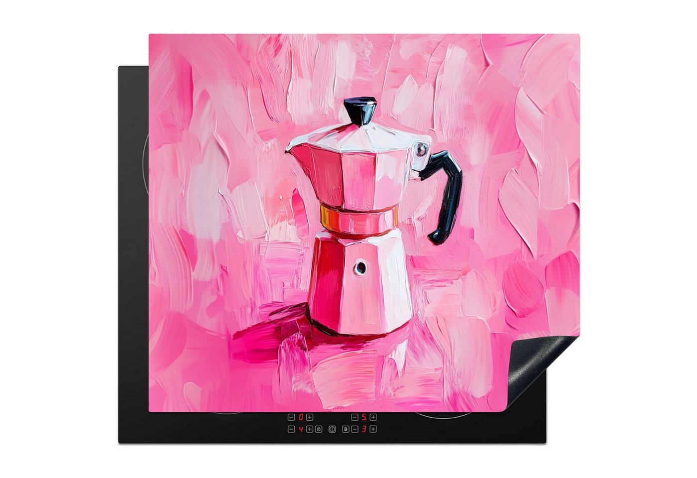 MuchoWow Herd-Abdeckplatte Rosa - Farbe - Kaffee, Vinyl, (1 tlg), Abdeckplatte für Ceranfeld, Herd Inductionsmatte, 60x50 cm MuchoWow Herd-Abdeckplatte Rosa - Farbe - Kaffee, Vinyl, (1 tlg), Abdeckplatte für Ceranfeld, Herd Inductionsmatte, 60x50 cm von MuchoWow