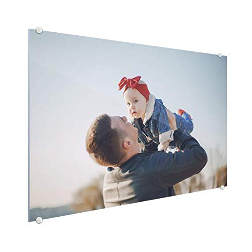 Ihr Glasfoto selbst gestalten - Wandbilder auf Acrylglas Platte 80x120 cm - Personalisierte Geschenke - Fotogeschenke mit eigenem Foto auf Glasplatte - Moderne Wanddeko Glas Bild Personalisiert von MuchoWow