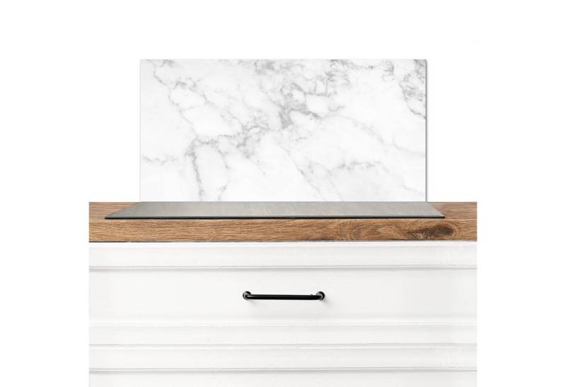 MuchoWow Küchenrückwand Marmor - Grau - Weiß - Drucker Marmor, (1-tlg), Spritzschutz Küchenrückwand, Wandschutz, 60x30 cm MuchoWow Küchenrückwand Marmor - Grau - Weiß - Drucker Marmor, (1-tlg), Spritzschutz Küchenrückwand, Wandschutz, 60x30 cm von MuchoWow