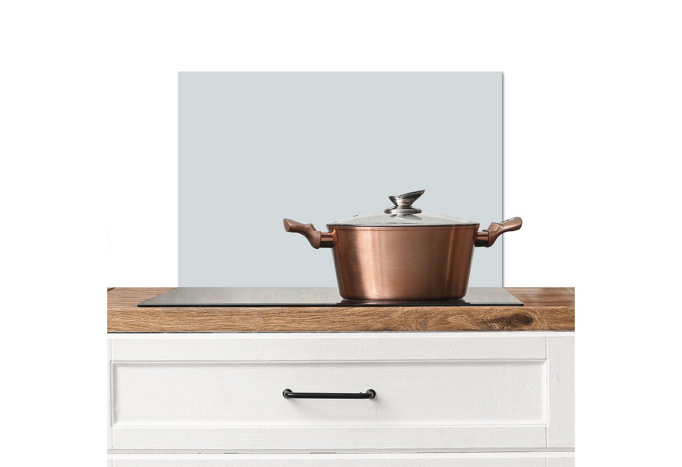 MuchoWow Küchenrückwand Silber - Grau - Metall - Leicht MuchoWow Küchenrückwand Silber - Grau - Metall - Leicht von MuchoWow