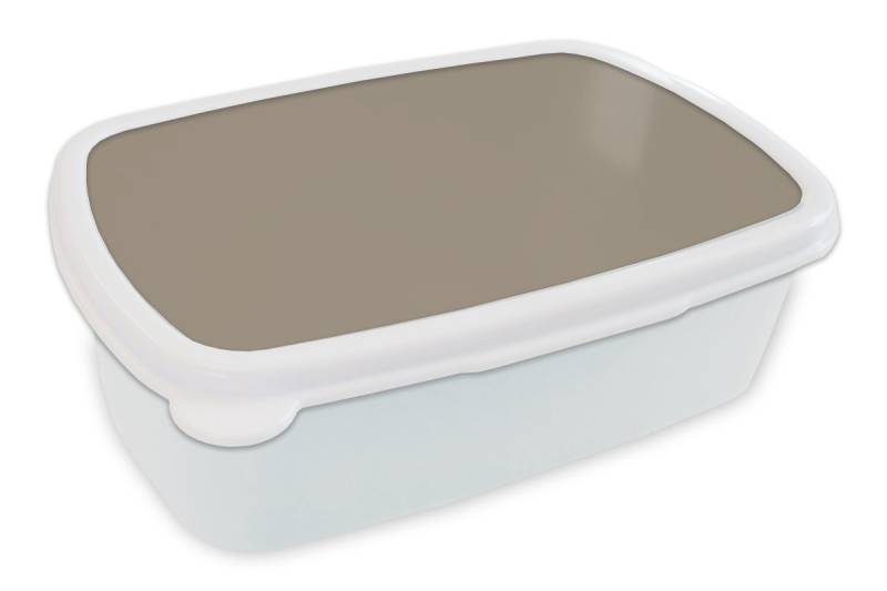 MuchoWow Lunchbox Interieur - Farben - Beige, Kunststoff, (2-tlg), Brotdose Schule oder Arbeit, Brotbox für Kinder und Erwachsene von MuchoWow