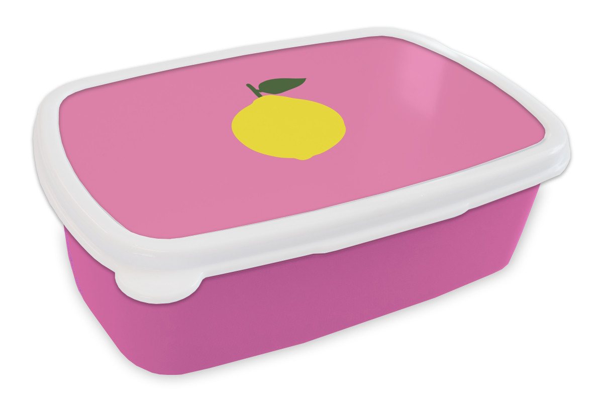 MuchoWow Lunchbox Zitrone - Gelb - Frisch, Kunststoff, (2-tlg), Brotdosen, Lunch Box, Brotbox für Kinder und Erwachsene MuchoWow Lunchbox Zitrone - Gelb - Frisch, Kunststoff, (2-tlg), Brotdosen, Lunch Box, Brotbox für Kinder und Erwachsene von MuchoWow