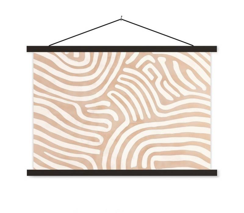 MuchoWow Poster Beige - Erde Muster von MuchoWow