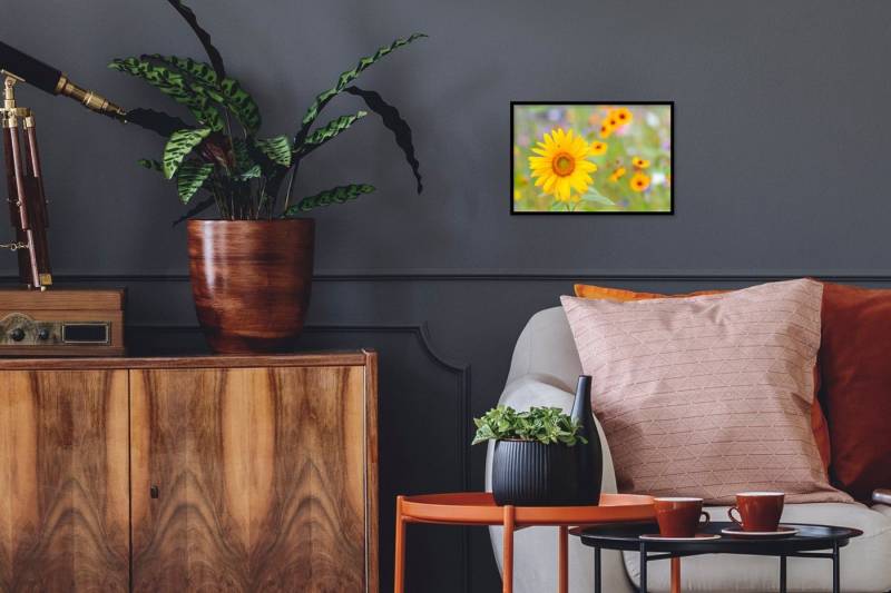 MuchoWow Poster Blumen - Sonnenblume - Gelb, (1 St), Wandbilder, Deko Wohnzimmer Schlafzimmer, 30x20 cm von MuchoWow