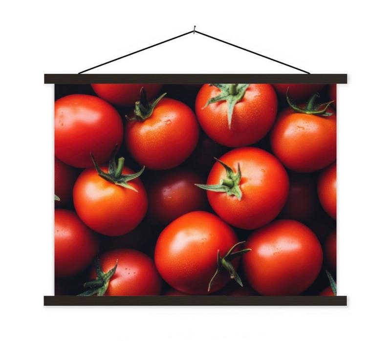 MuchoWow Poster Gemüse - Rot - Tomaten, (1 St), Magnetische Posterleiste, Holzleisten, Textilposter, 40x30 cm von MuchoWow