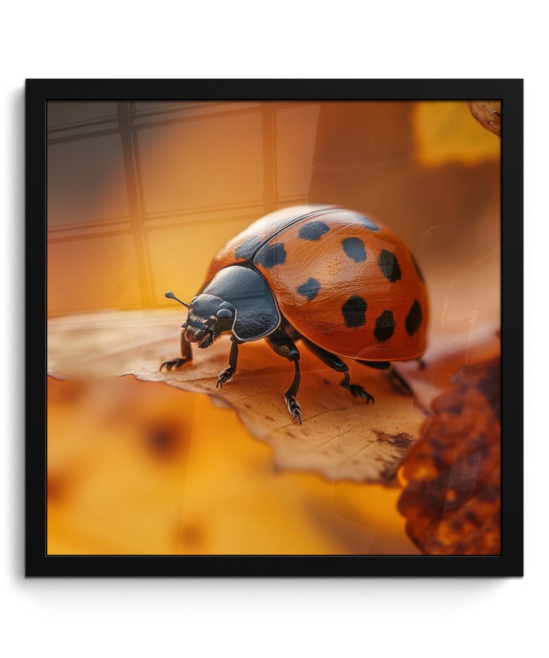 MuchoWow Poster Herbst10-3-2, (1 St), Bilderrahmen, Wand Dekoration Schlafzimmer, 40x40 cm von MuchoWow